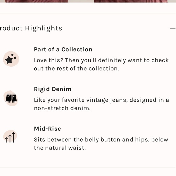 NWOT We The Free Good Luck mid rise barrel corduroy pants - Picture 13 of 14